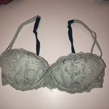 Pink Victoria’s Secret Wear Everywhere Padded Push-Up Bra 32A Lace Overl... - £3.90 GBP