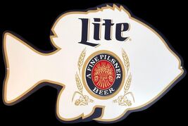 Miller Light Beer Advertising Metal  Sign 8x12in Vintage Mancave Man Cav... - $45.83 CAD
