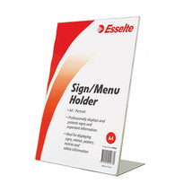 Esselte Slanted Menu/Sign Holder A4 - Portrait - £32.85 GBP