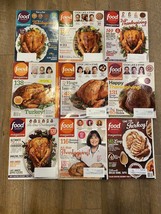 Lot of 9 Thanksgiving Food Network Magazines Turkey Dinner - Easy Sides ... - £12.50 GBP