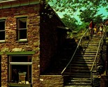 Harpers Ferry West Virginia WV Stone Steps UNP Vtg Chrome Postcard O13 - $2.92