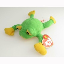 Smoochy The Frog #3 McDonalds Ty Teenie Beanie Baby 1999 Happy Meal MWMT... - $5.95