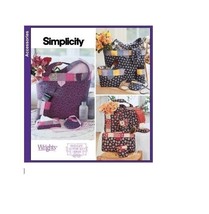 Simplicity Sewing Pattern 5606 Tote Bags Tissue Cover Eyeglass Cell Phone Case - £7.41 GBP