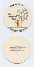 The Prohibition Party Find an Oasis A Refreshing Place to Be Paper Coaster - $15.84