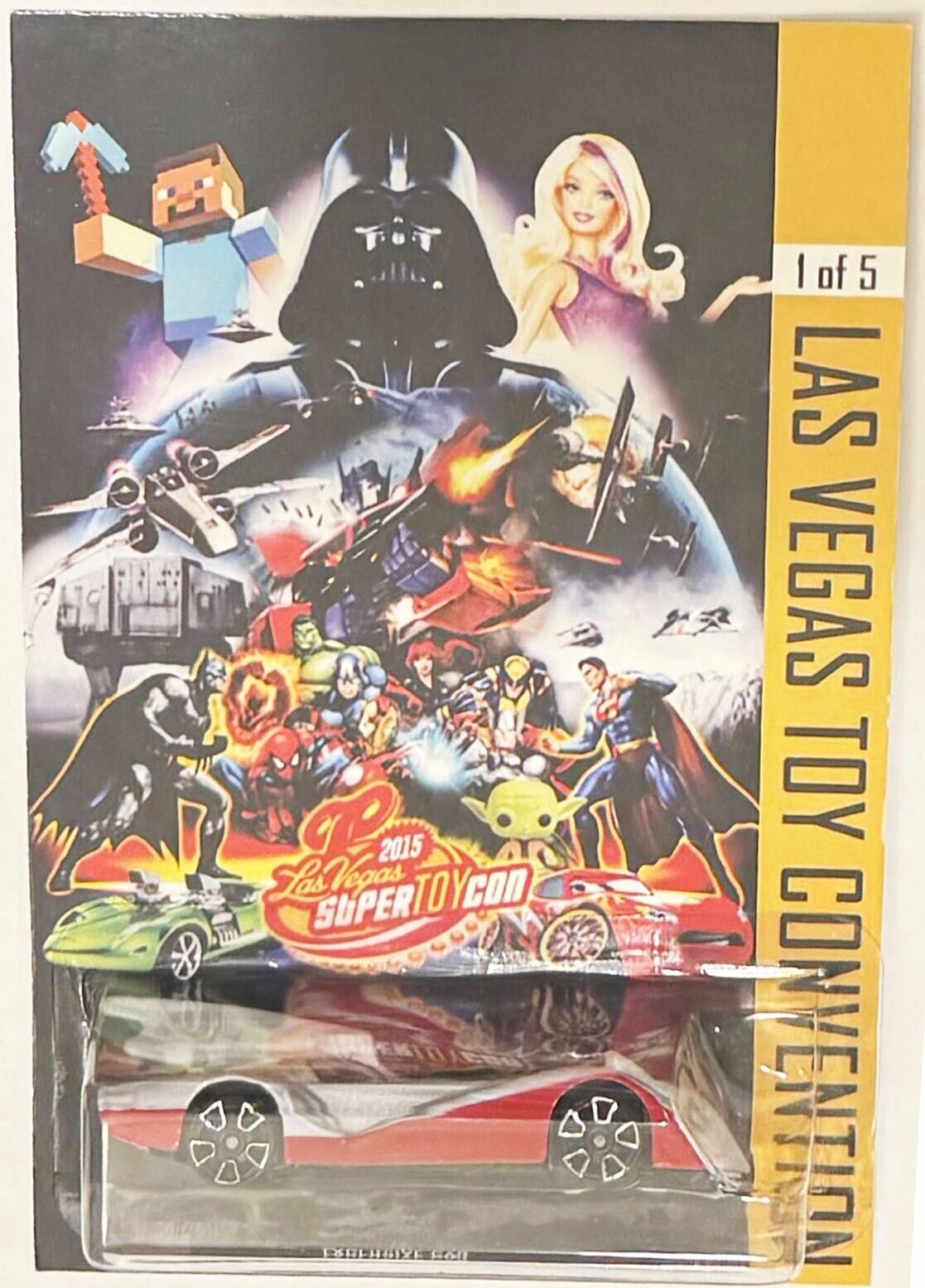 Silver/Red  BATMOBILE Custom Hot Wheels 2015 Las Vegas Convention - $83.10