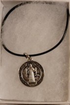 Saint Benedict Christianity Catholic Church Charm Necklace image 4