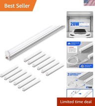 ETL Listed 12 Pack 20W T5 LED Shop Lights - Perfect for Workshop &amp; Garag... - $139.49