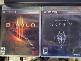 Lot Of 2: Skyrim [No Manual] + Diablo Iii[Complete] - £4.81 GBP