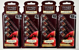 4 Packs Of 4 Yankee Candle Car Vent Stick Black Cherry Scent Odor Neutralizing  - £24.04 GBP