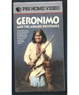 Factory Sealed VHS-Geronimo &amp; Apache Resistance-1988-PBS Home Video - $280.80 MXN