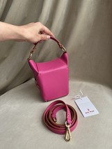 BNWT Jeff Wan Fuchsia Pink Lunch Box Purse W Long Strap - $3,986.32 MXN