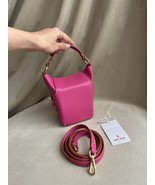 BNWT Jeff Wan Fuchsia Pink Lunch Box Purse W Long Strap - $3,986.32 MXN