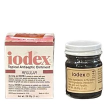 Original Iodex Ointment 1 oz Parafin Iodine Petrolatum Lee Pharmaceuticals New - £38.62 GBP