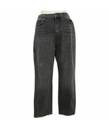 FREE PEOPLE Black Clean Girlfriend High Rise Crop Stretch Jeans 27 - $68.07 CAD