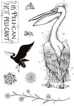 Creative Expressions Clear Stamp Set Pelican, Transparent - £10.77 GBP