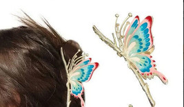 Butterfly blue hair claw - €10,39 EUR
