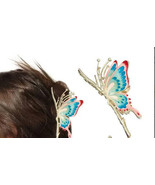 Butterfly blue hair claw - €10,24 EUR