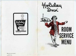 Holiday Inn Room Service Menu Brady&#39;s Restaurant 1980&#39;s - £14.03 GBP