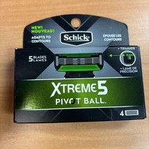 Schick Xtreme 5 PIVOT BALL Refill Razor Blades 4 Cartridges - $9.78