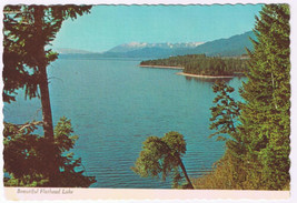 Postcard Northwest Montana Flathead Lake Mission Mountains - £2.20 GBP