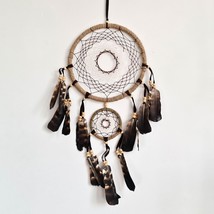 Handmade Bohemian Macramé Beads Dream Catcher Car Wall Hanging Decoratio... - $370.93 MXN