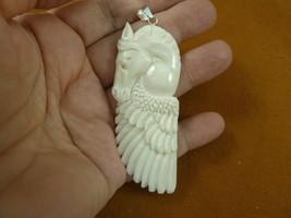 (J-Peg-1) Pegasus horse wing Water Buffalo bone carved PENDANT Jewelry N... - $514.29 MXN