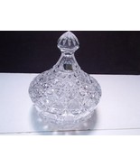 Tritschler Winterhalder W. Germany Bleikristall Lidded Compote Clear Cry... - $47.64 CAD