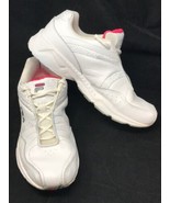 Fila Tennis Shoe Women Sz 9.5 M White w/ Pink Interior Athletic Model 5H... - £23.75 GBP