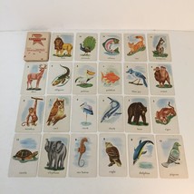 1959  Edu-Cards Animal Bird Fish Card Game Playing Cards Swap Cards Full Deck - £20.51 GBP