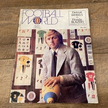 VINTAGE FOOTBALL WORLD MAGAZINE, #1 ISSUE, 1974, WORLD FOOTBALL LEAGUE - £7.74 GBP