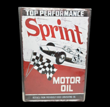 Sprint Motor Oil Retro Metal Tin Sign Car Racing 12&quot; x 8&quot; NEW Sealed - $9.99