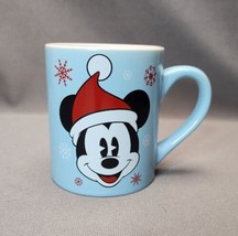 Disney Coffee Mug Mickey Mouse Wearing Santa Hat Christmas 14 oz Holiday... - £8.88 GBP