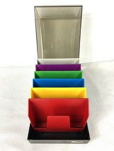 Minidex /78 SRW Computer Components Floppy Disc Case Multi Color Sleeves - £19.80 GBP
