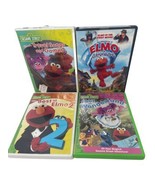 Sesame Street Lot of  4 Children Family DVD Bundle With Tall Cases - £18.40 GBP