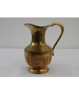 VTG Solid Brass Lombard Pitcher Spittoon Shaped Water flower vessel made... - $41.86 CAD