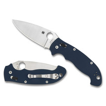 Spyderco Manix 2xl G-10 3.85&quot; Blue - $205.99