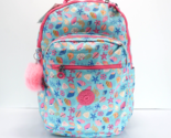 Kipling Seoul Backpack Laptop Travel Bag KI0451 Polyester Seashell Brigh... - $99.95