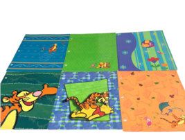 6 Vintage Disney Winnie Pooh Tigger Folder 90s Mead  Excellent Condition - $39.59