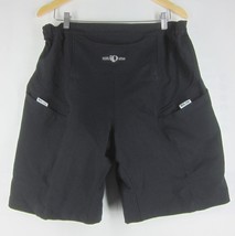 Pearl Izumi  Men&#39;s Bicycle Cargo Padded Shorts size Large W33 L10 Black Stretch - $24.50