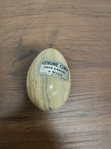 Hand Crafted In Mexico Onyx Stone Egg  - £15.92 GBP