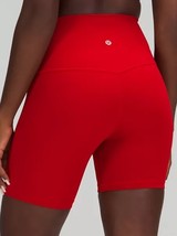LULULEMON ALIGN HIGH RISE/HR SHORT 6”~DARK RED~0-2-4-6-8-10-12-14 USPS SHIP - $89.00