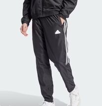 NWT men&#39;s small adidas Tiro woven Track Pants/TP IX1348 Black/white - $33.24