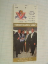NHL Florida Panthers Vs Toronto Maple Leafs 4/7/98 Ticket Stub - £3.09 GBP