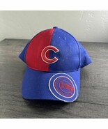Chicago Cubs Snapback Hat Blue Red MLB Baseball Twins Enterprise ColorBlock - $23.00 CAD