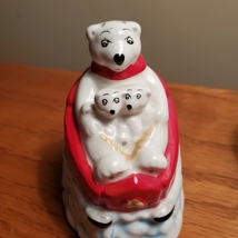 Salt and Pepper Shakers, ceramic Polar Bear, Coca Cola Salt and Pepper image 7