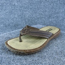 American Eagle  Men Flip Flop Sandals Brown Synthetic Slip On Size 7.5 Medium - £19.75 GBP
