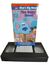 Blue&#39;s Clues Blue&#39;s Big News The Baby&#39;s Here! VHS 2001 Nick Jr Nickelodeon - £21.16 GBP