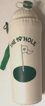 The 19th Hole Golfer&#39;s Green White Plastic Water Bottle Golf Vintage 20 ... - $8.66