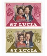 Saint Lucia, Set Di 2 Francobolli - MNH, AH579 - $8.11
