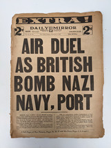 Daily Mirror 1939 Vintage Newspaper - £39.31 GBP